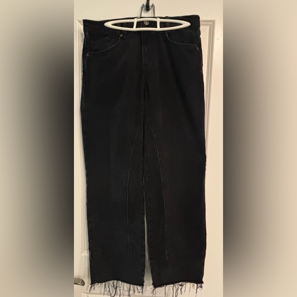 Free People Risk Taker mid rise, straight leg jeans
